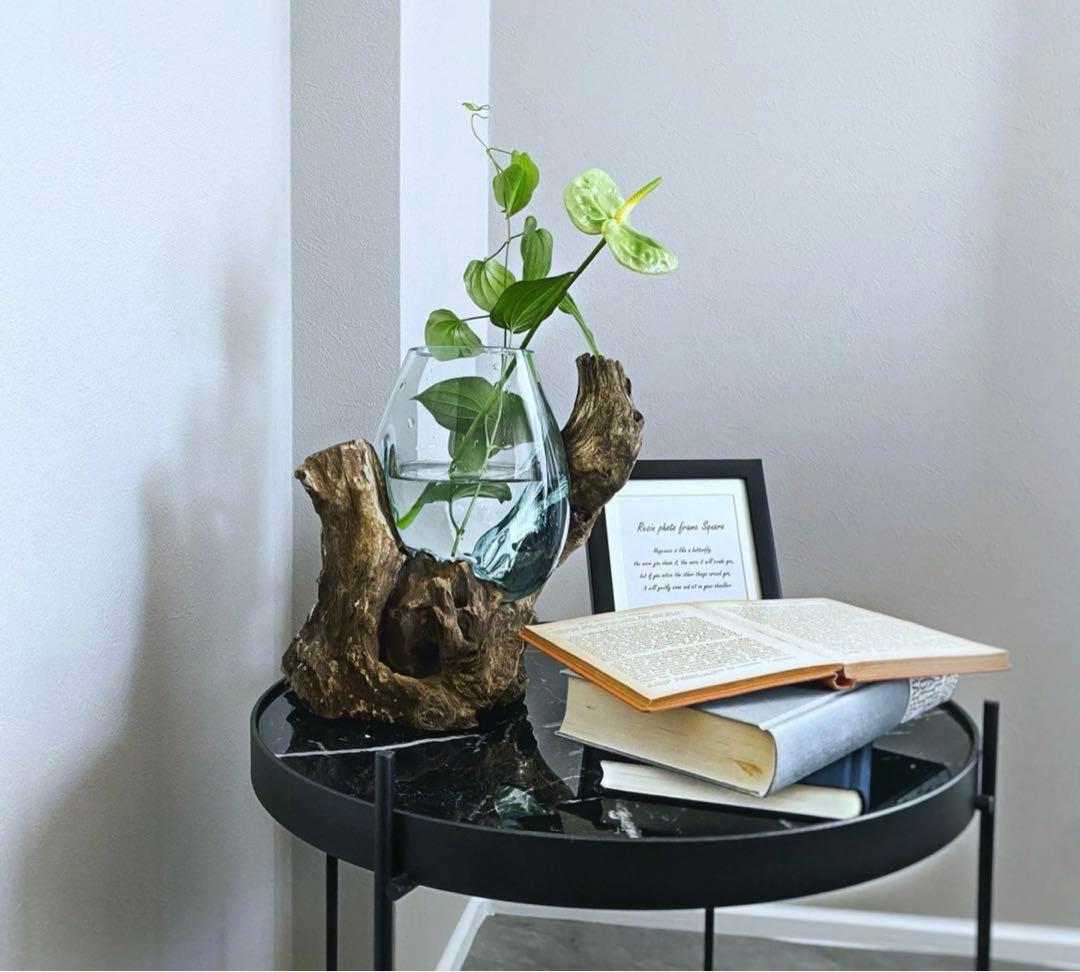 流木ガラス　インテリア【E】　ウォールディスプレイ