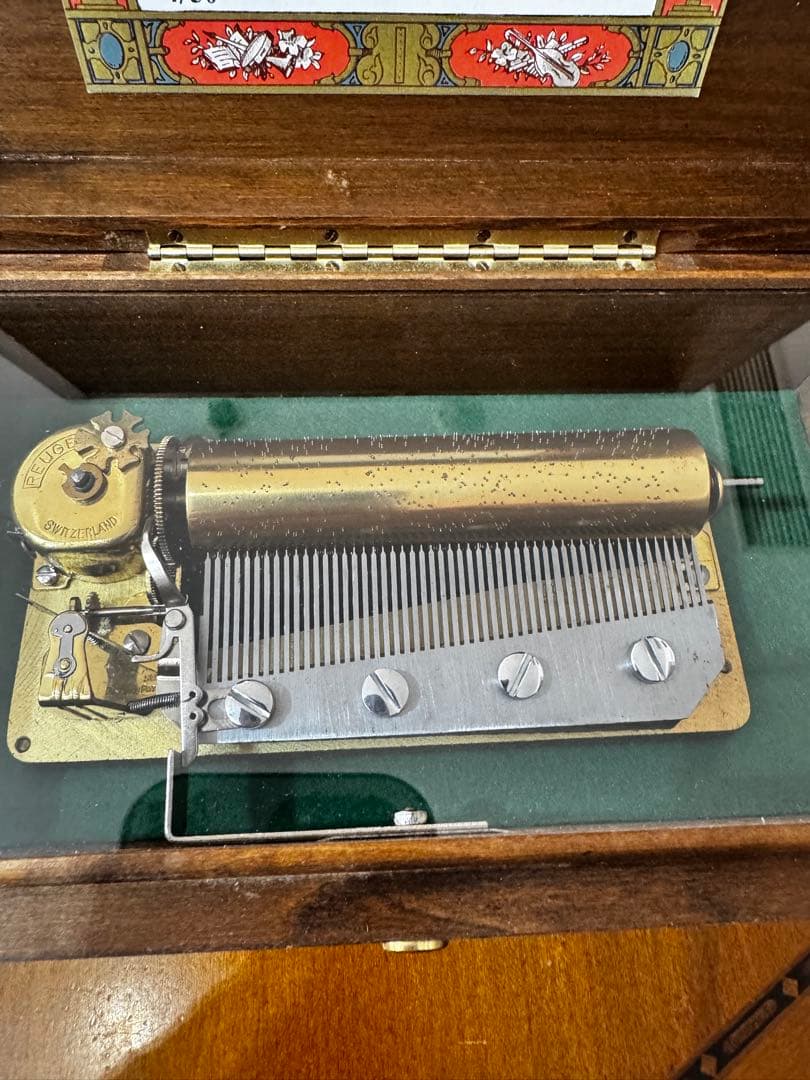 Reuge スイス製 手巻きオルゴール 4/50