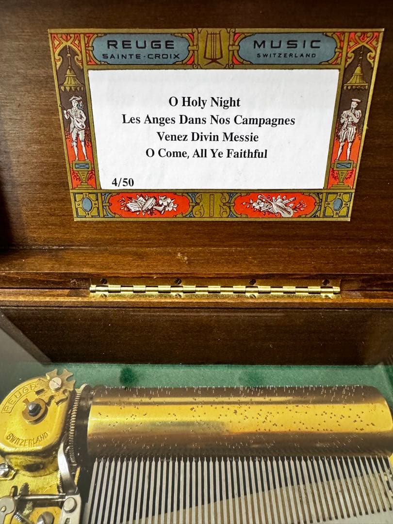 Reuge スイス製 手巻きオルゴール 4/50