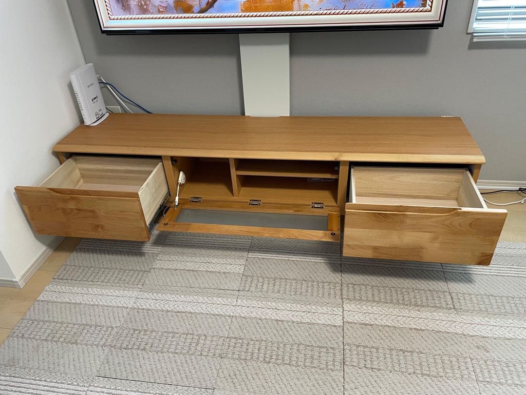 ニトリ　テレビボード　180 ローボード　テレビ台　Nアルナス