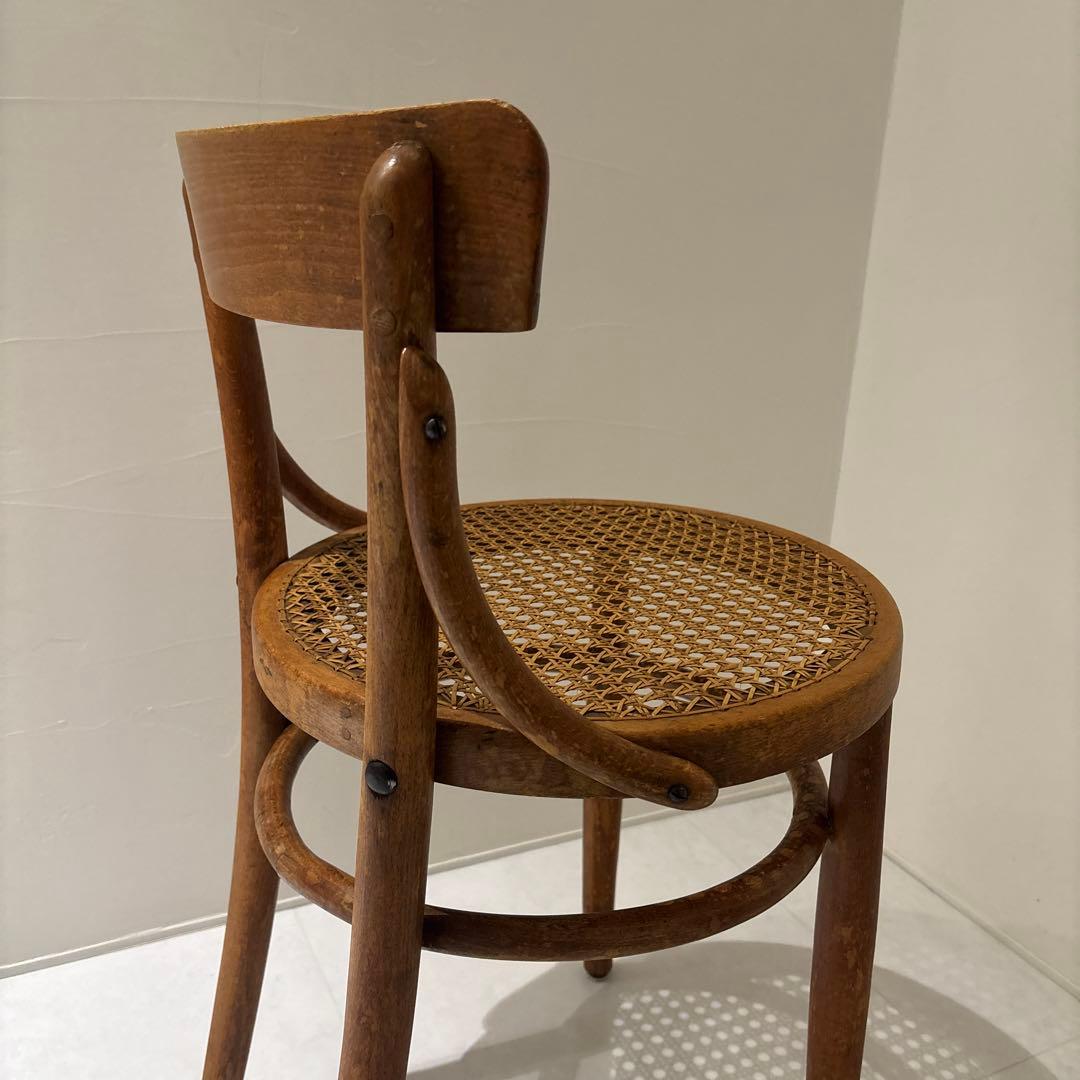 幻の名作】オールドマルニ 伝説の銀行椅子 ベントウッドチェア 孔雀