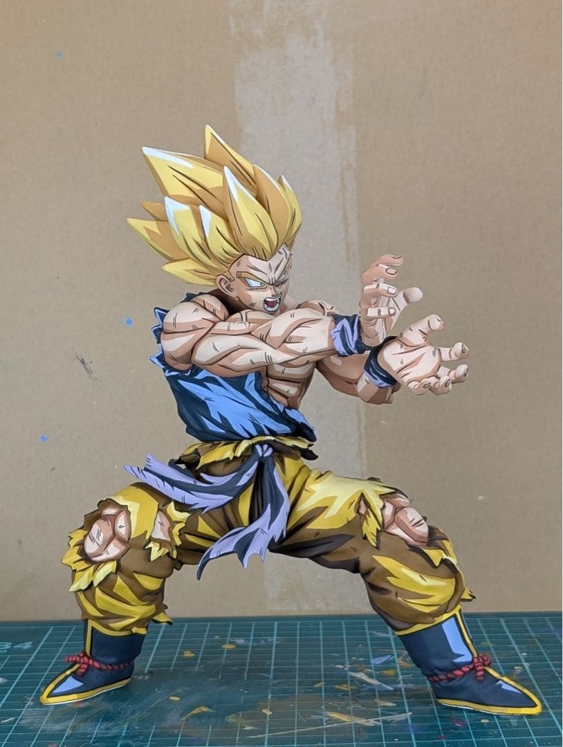 ドラゴンボールレジェンズ 超サイヤ人　孫悟空 フィギュア二次元彩色2Dリペイント