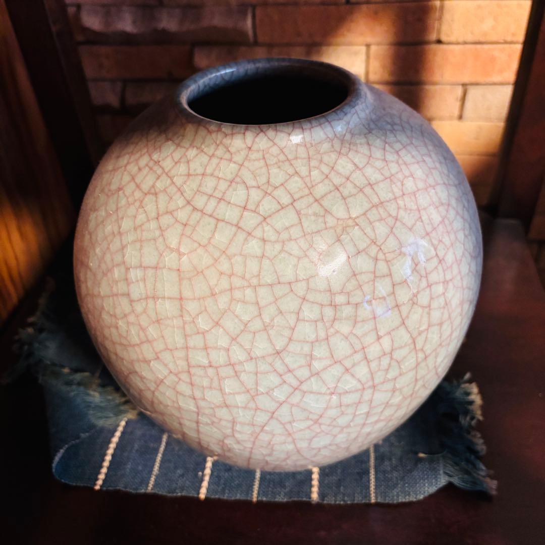 飾り棚　木製　朝鮮棚　四方棚　本棚　オーブンシェルフ 茶棚　壺　ダークブラウン