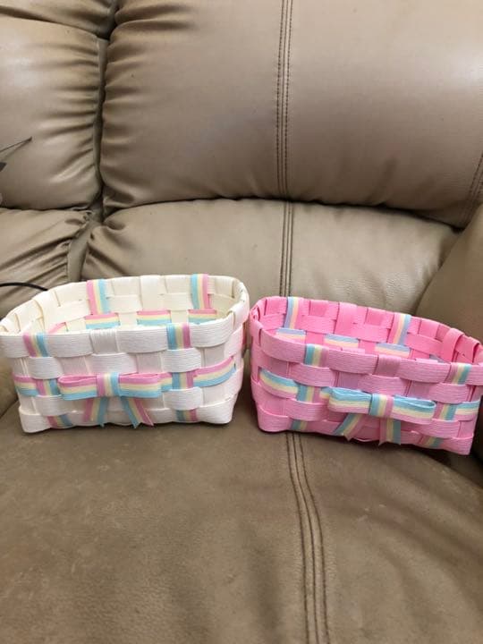 ロロ様　オーダーベビーカー、リボンカゴ完成品