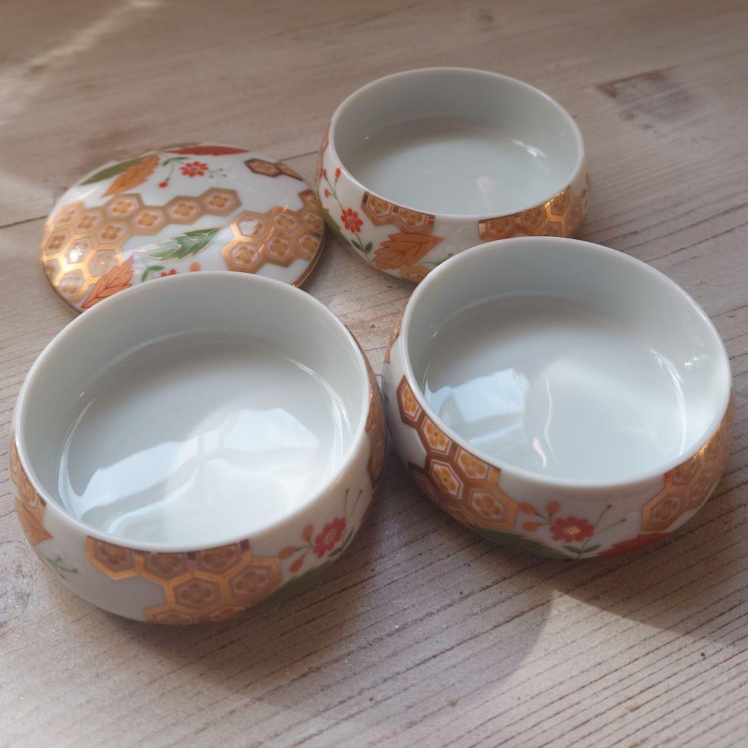 美濃焼 前畑陶器 庫山窯 三段重＆ワインカップセット - メルカリ