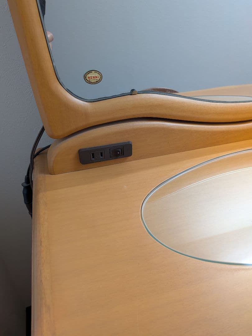 ナチュラルウッド ドレッサー・鏡台