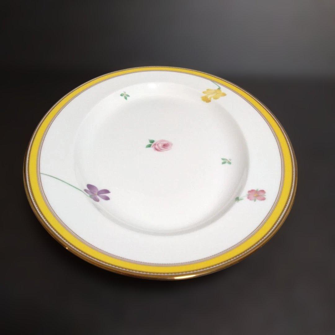 未使用 ノリタケ ヴィヴィッド ソロボーン オーバルプレート　お祝い　希少品