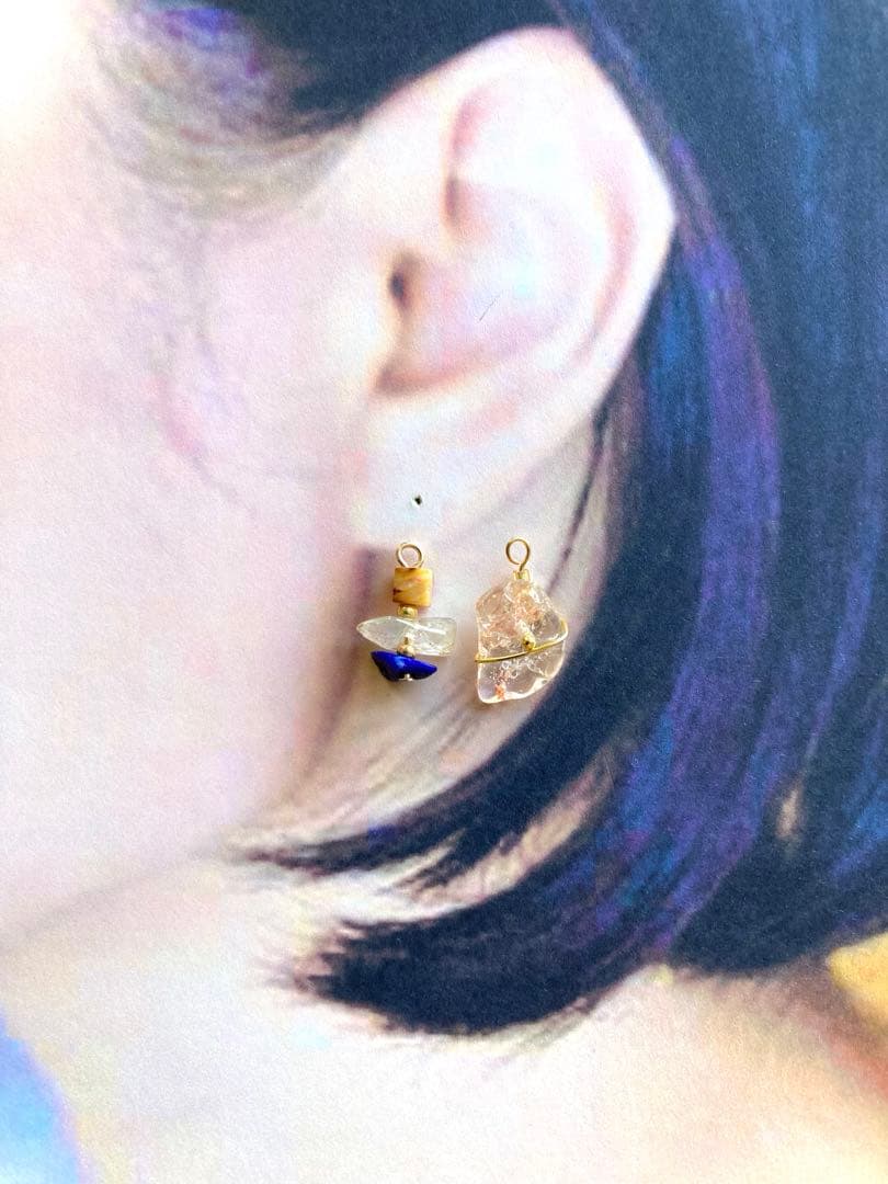 no.0068 桜色のエピドート　一点物