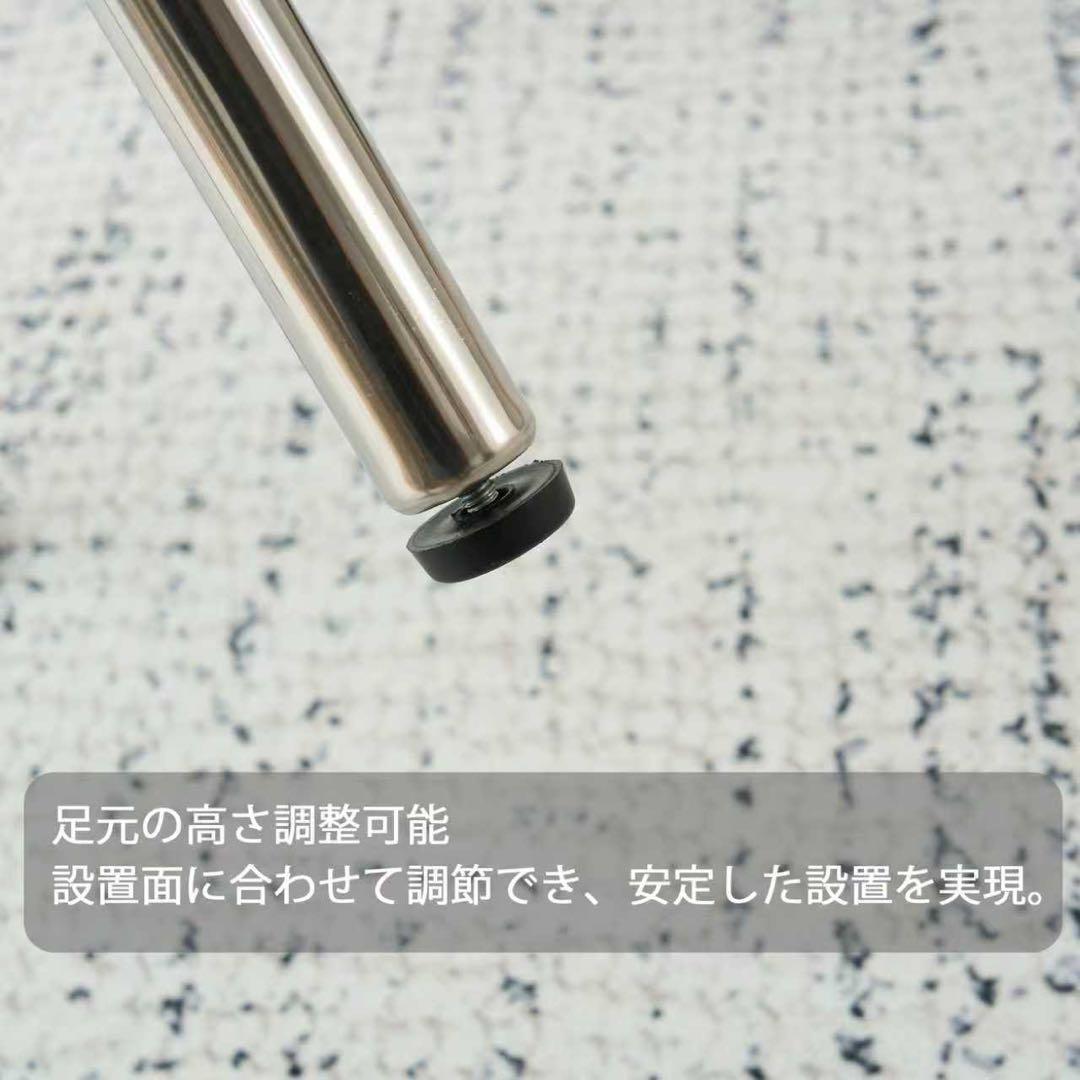 【新品】ラウンド二段コーヒーテーブル 強化ガラス+MDF収納棚 ホワイト