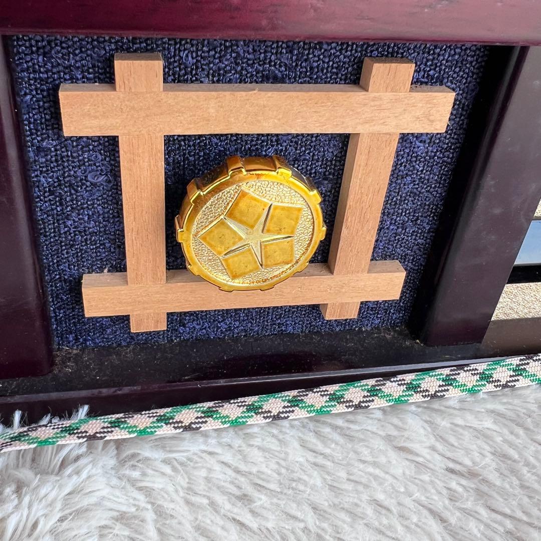 吉徳大光 初陣飾り 五月人形 兜飾り ケース入り　オルゴール