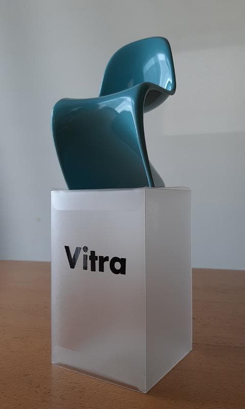 vitra ミニチュア パントンチェアー（サックスブルー）