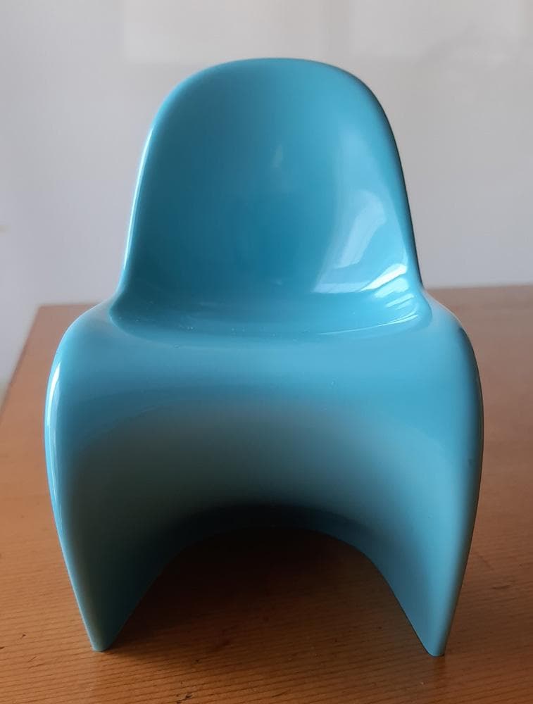 vitra ミニチュア パントンチェアー（サックスブルー）