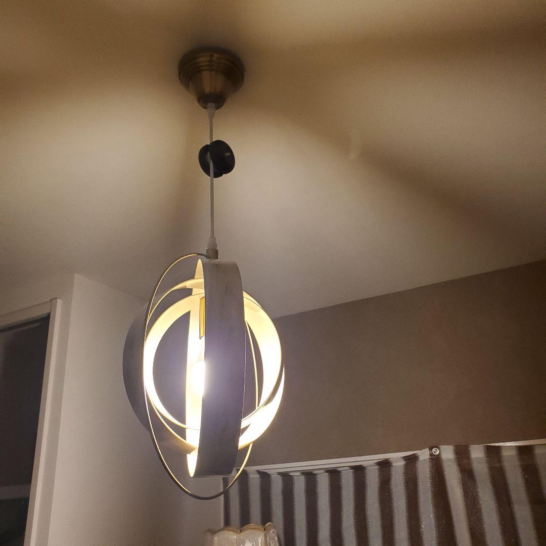 【電球付き】北欧モダン 天体モチーフ 3Dオービット ペンダントライト