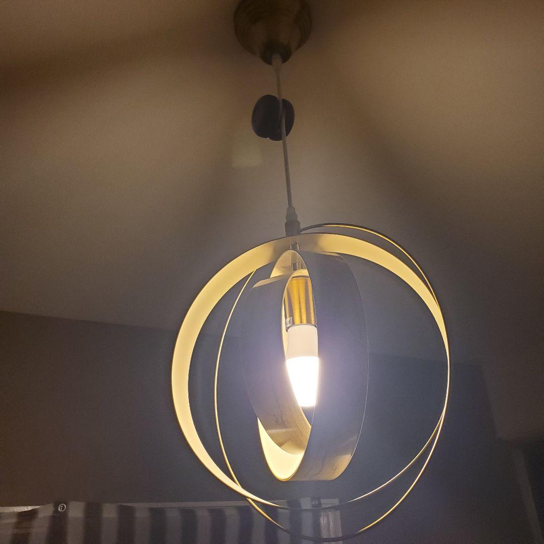 【電球付き】北欧モダン 天体モチーフ 3Dオービット ペンダントライト