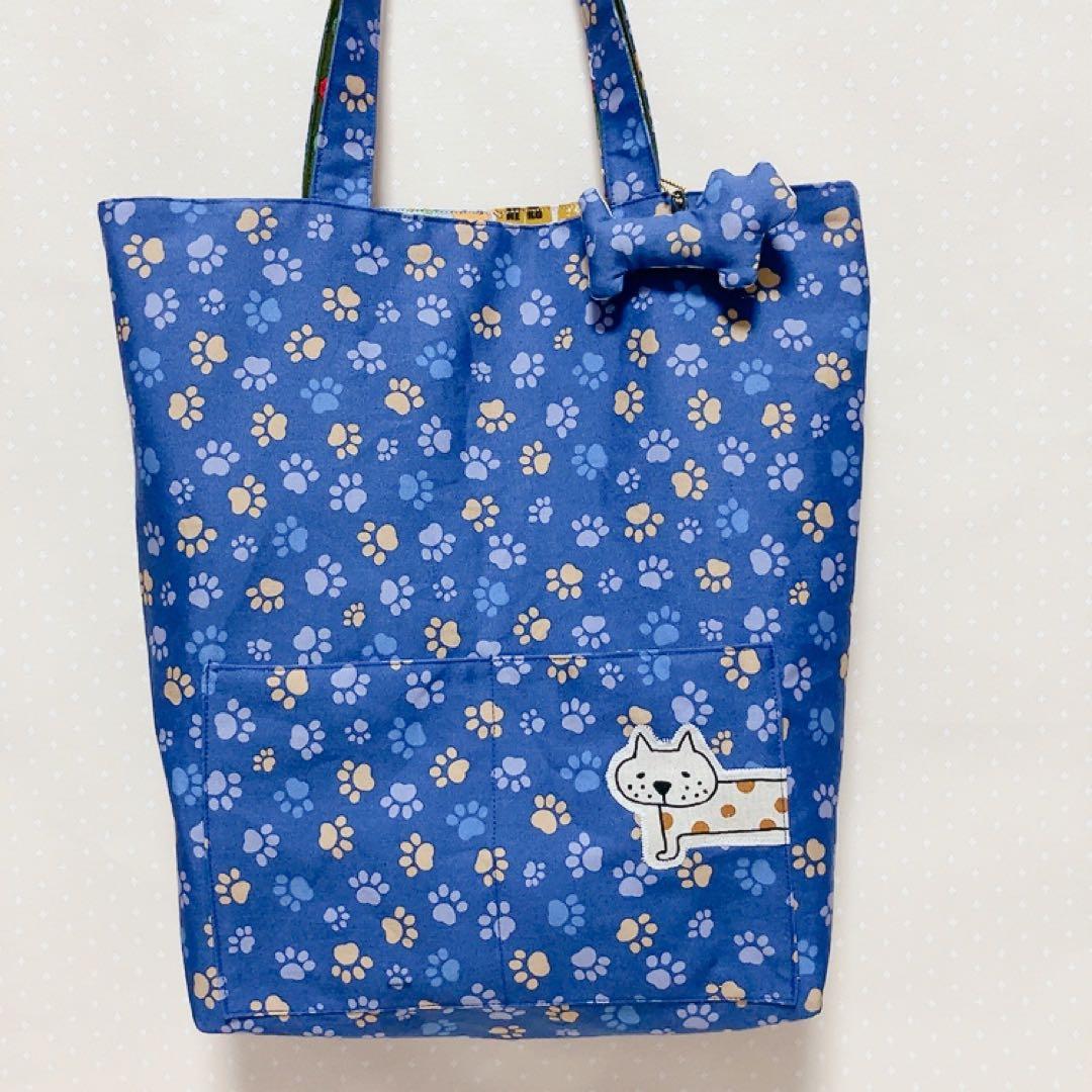 チャッピー。 パッチワークトートバッグ ねこ生地