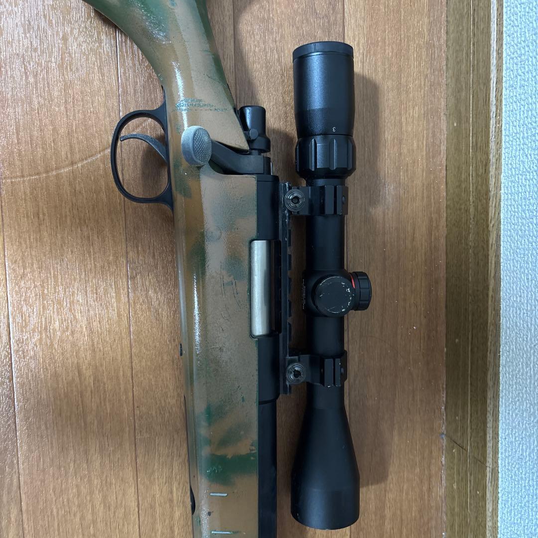 迷彩スナイパーライフル VSR-10 シモンソン製 スコープ＆サイレンサー