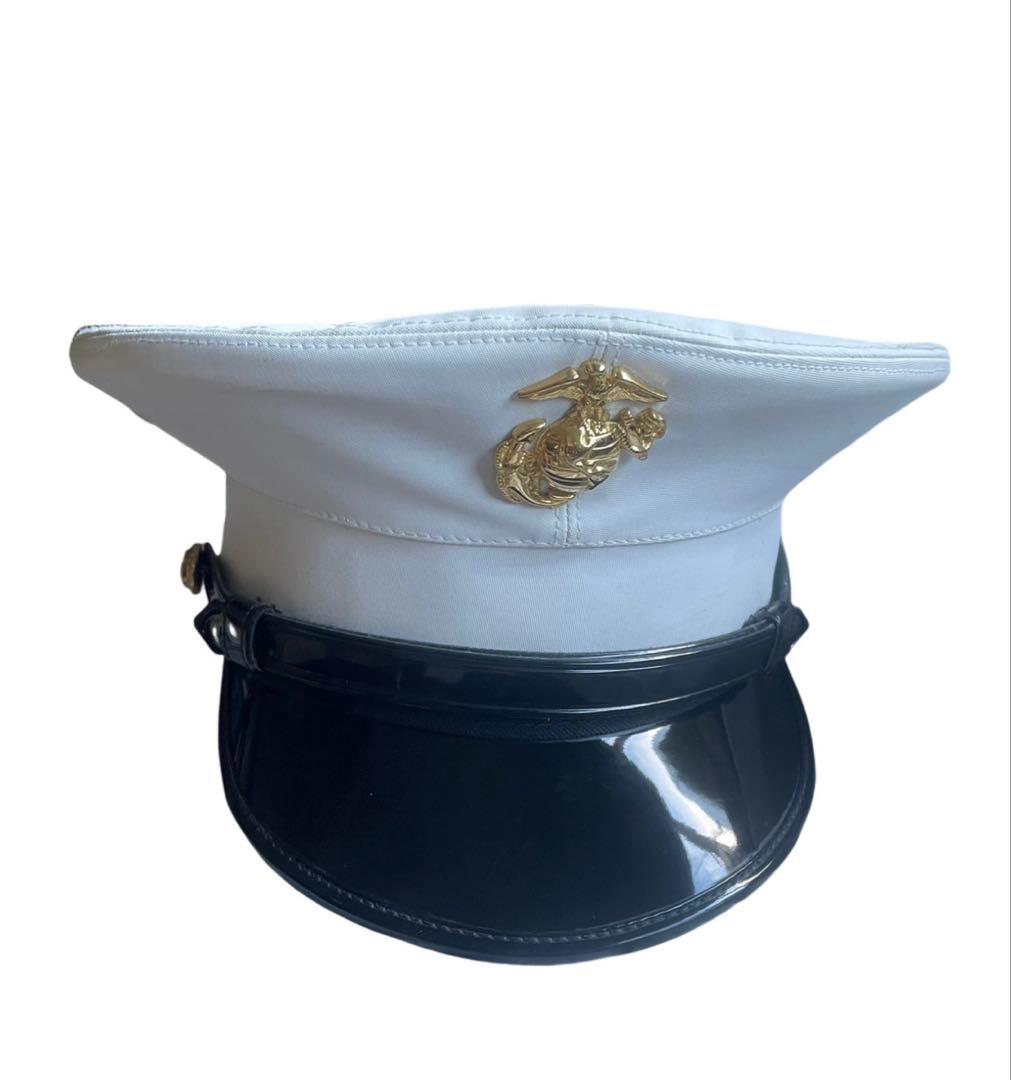 米軍USMC海兵隊ブルードレス用全天候型制帽6-5\8希少品