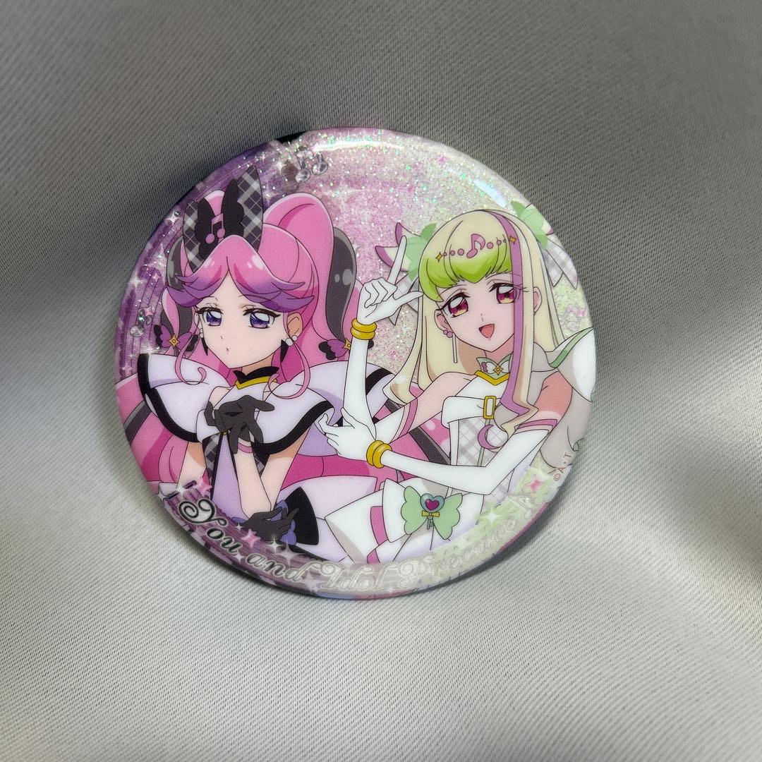 キミとアイドルプリキュア展 キュアズキューン キュアキッス 缶バッジ