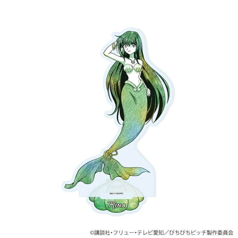 ぴちぴちピッチ(グラフアートスケッチイラスト)アクリルスタンド7人