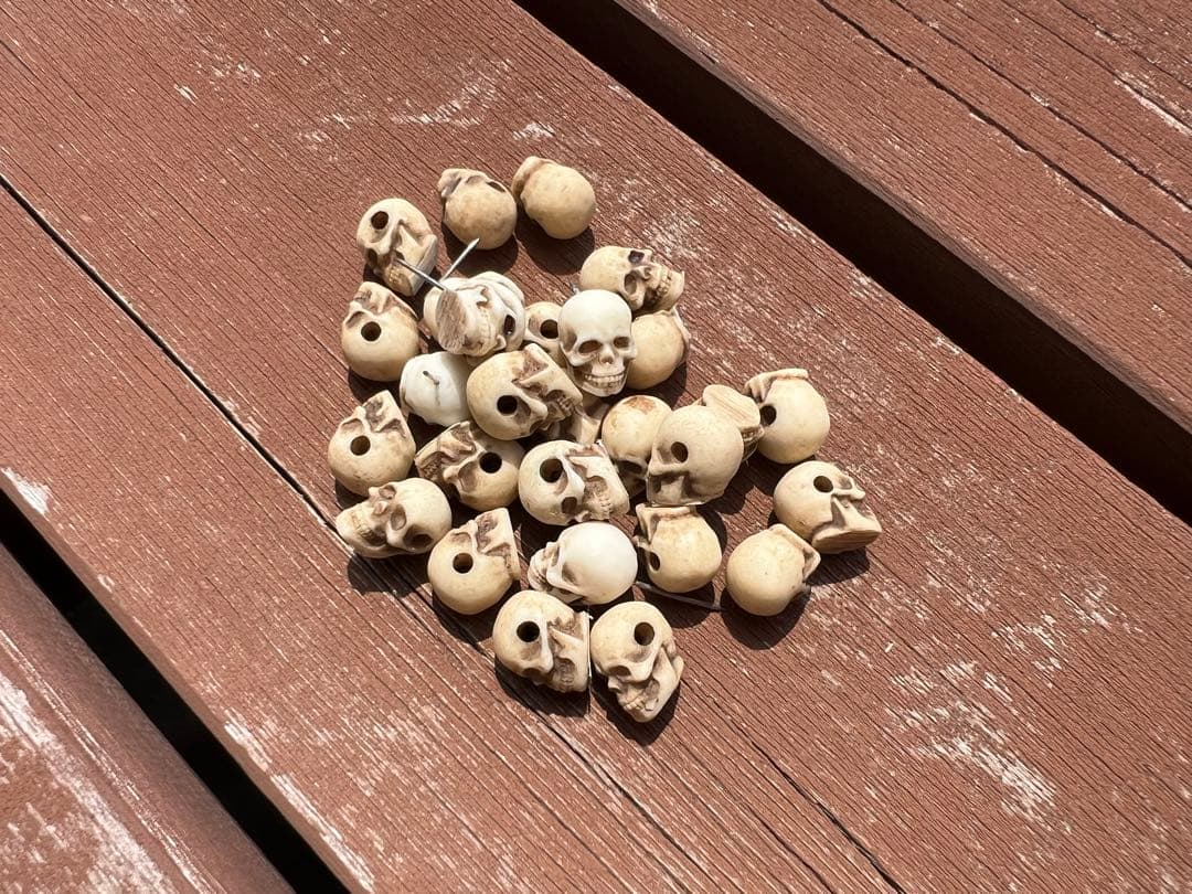 ドクロの置物セット 髑髏 スカル 小物入れ 小物置き 灰皿 インテリア オブジェ
