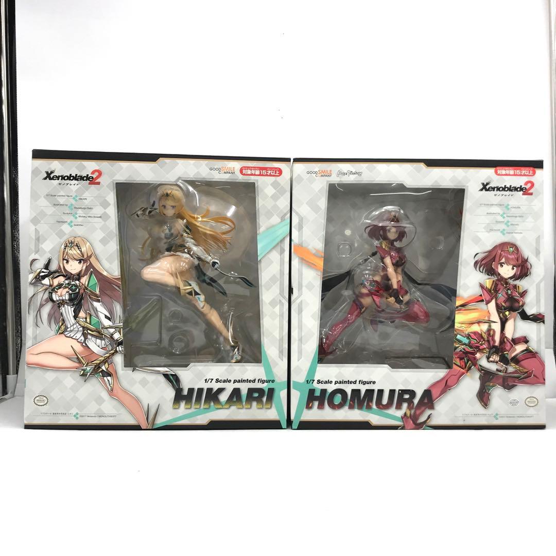 27▢ゼノブレイド2 フィギュア ホムラ&ヒカリ 2体セット IY0109-1