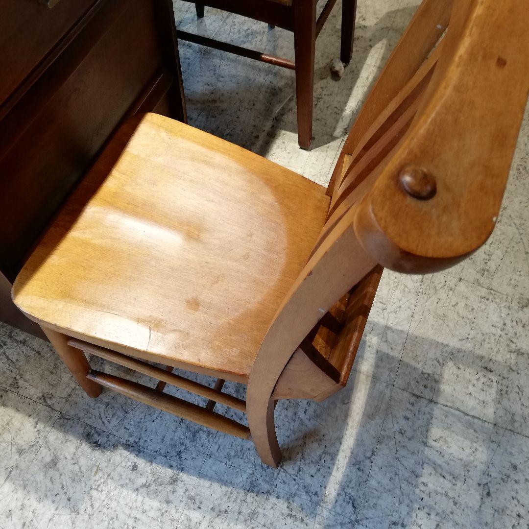 M●希少 イギリス製 アンティーク　チャーチチェア