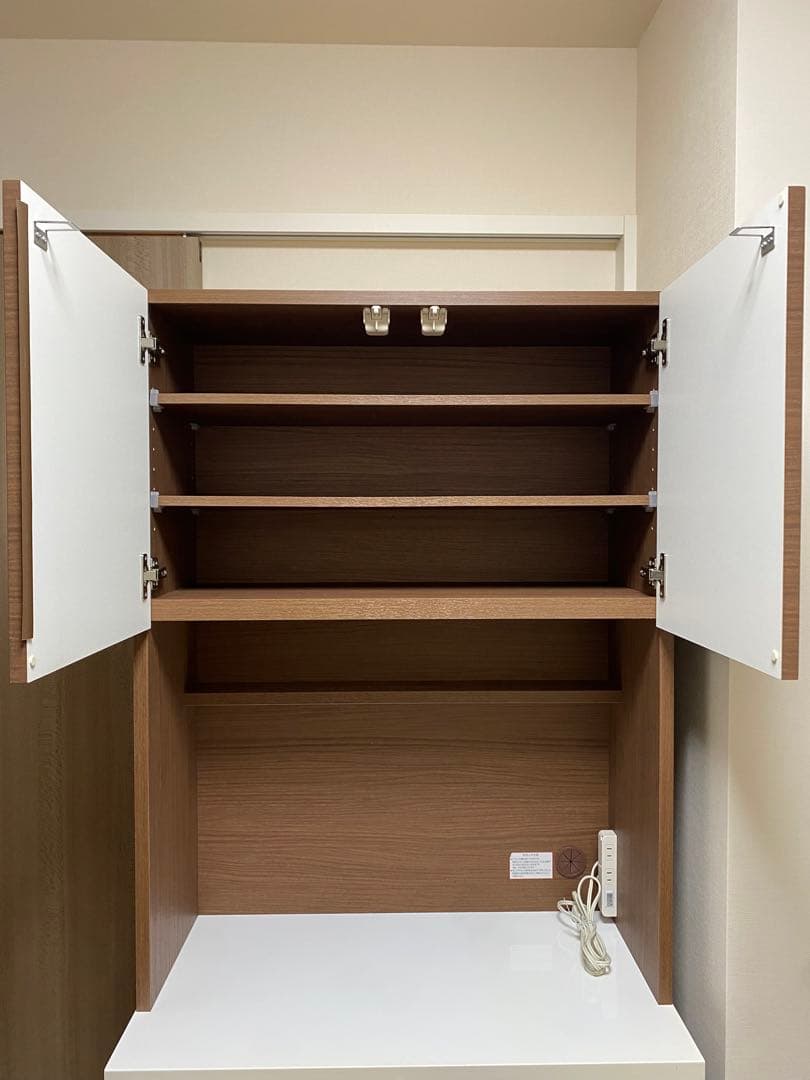 ニトリ　食器棚　キッチンボード　幅80cm