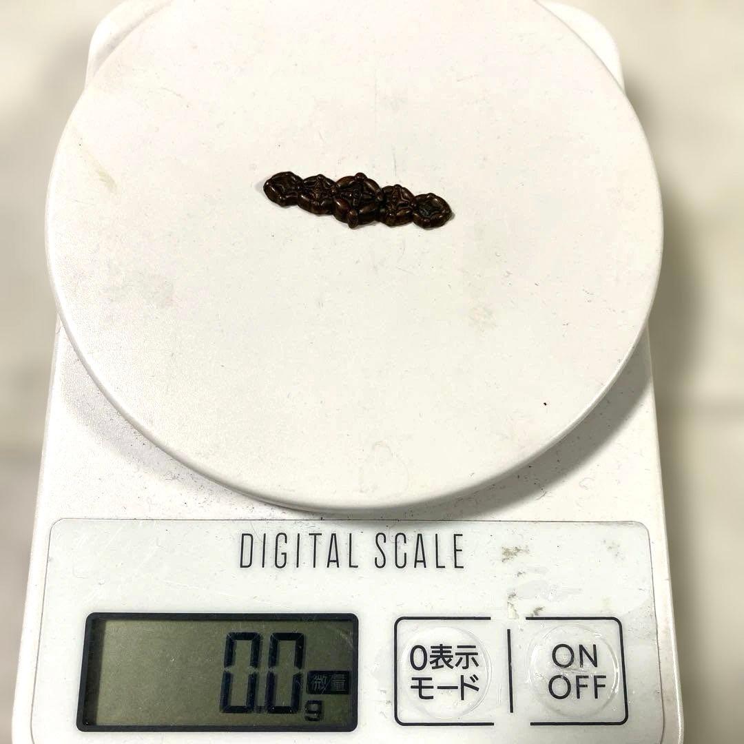 B-84 目貫 方目貫 3個セット 武具 刀装具 骨董品 日本 美術品 工芸品