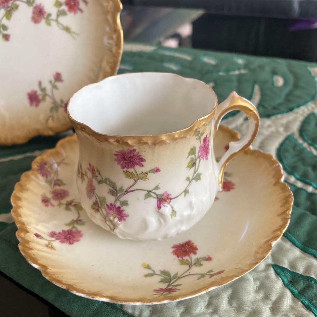 アンティーク　リモージュ　ティーセット