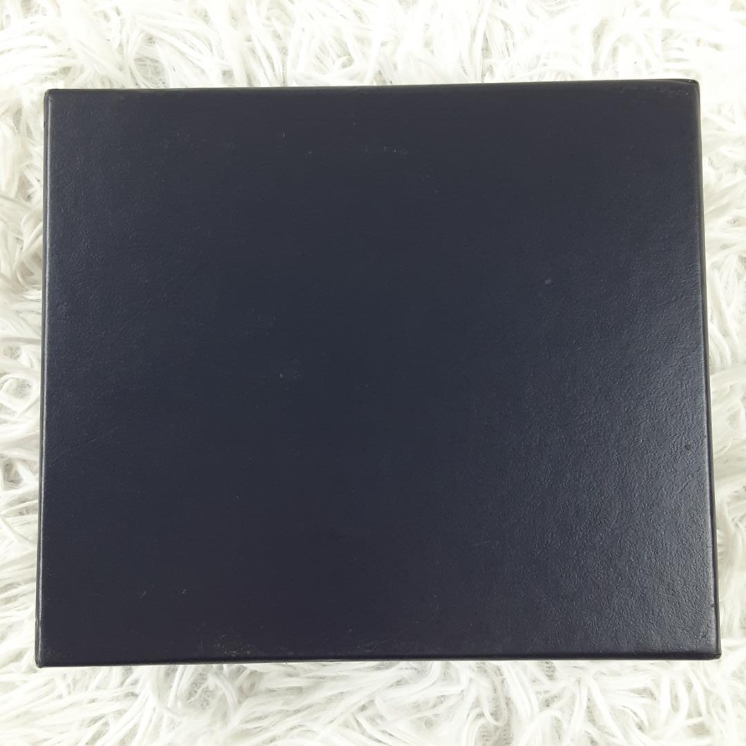 美品◎RALPH LAUREN アクセサリーケース シルバー 円型 保存箱付き