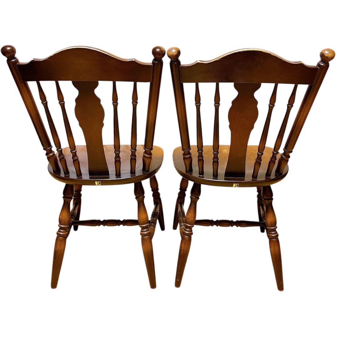 【飛騨産業】キツツキ ウィンザーチェア ダイニングチェア 木製　椅子　2脚セット