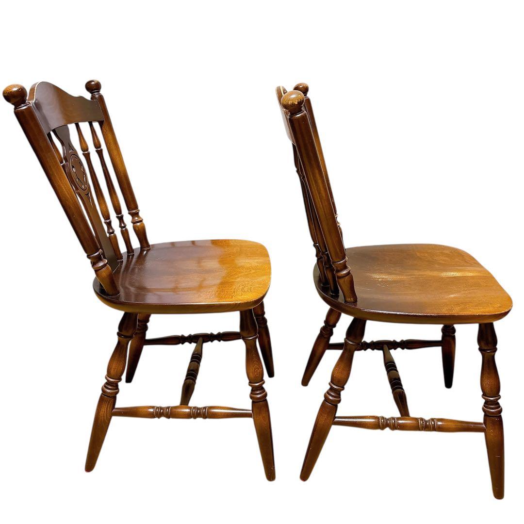 【飛騨産業】キツツキ ウィンザーチェア ダイニングチェア 木製　椅子　2脚セット