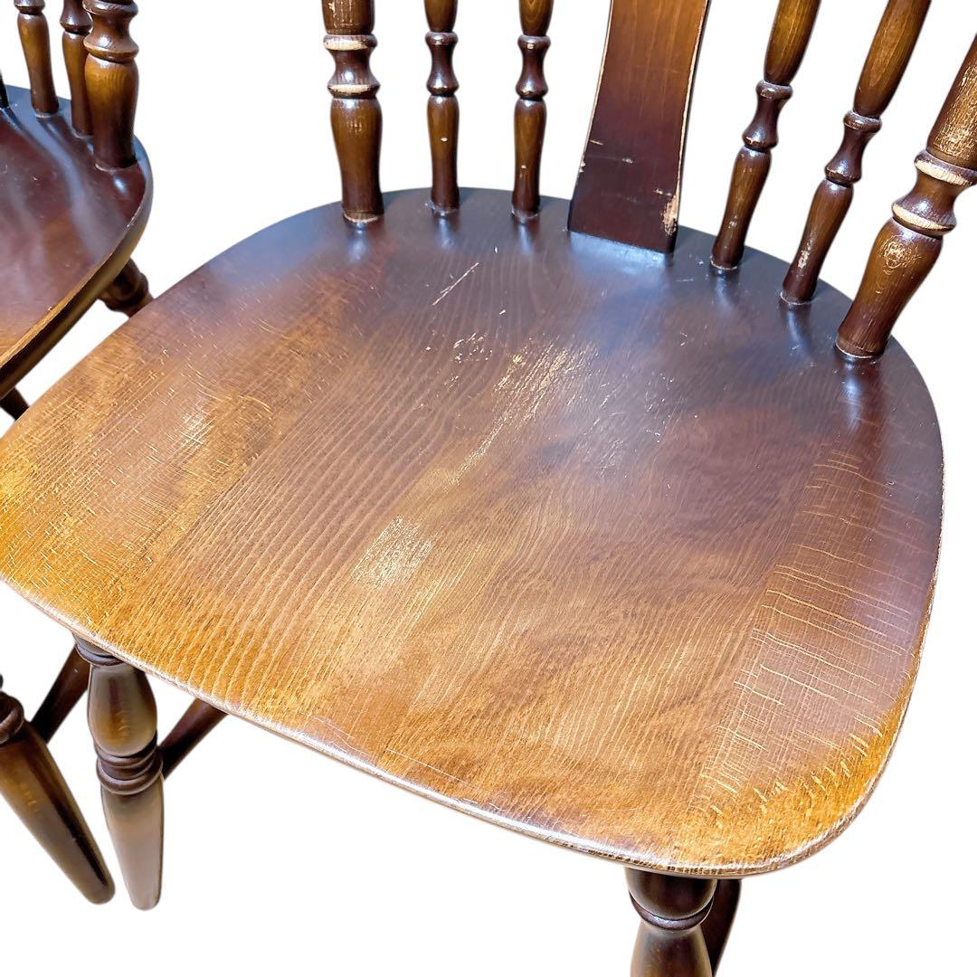 【飛騨産業】キツツキ ウィンザーチェア ダイニングチェア 木製　椅子　2脚セット