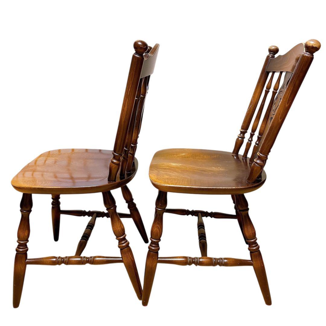 【飛騨産業】キツツキ ウィンザーチェア ダイニングチェア 木製　椅子　2脚セット