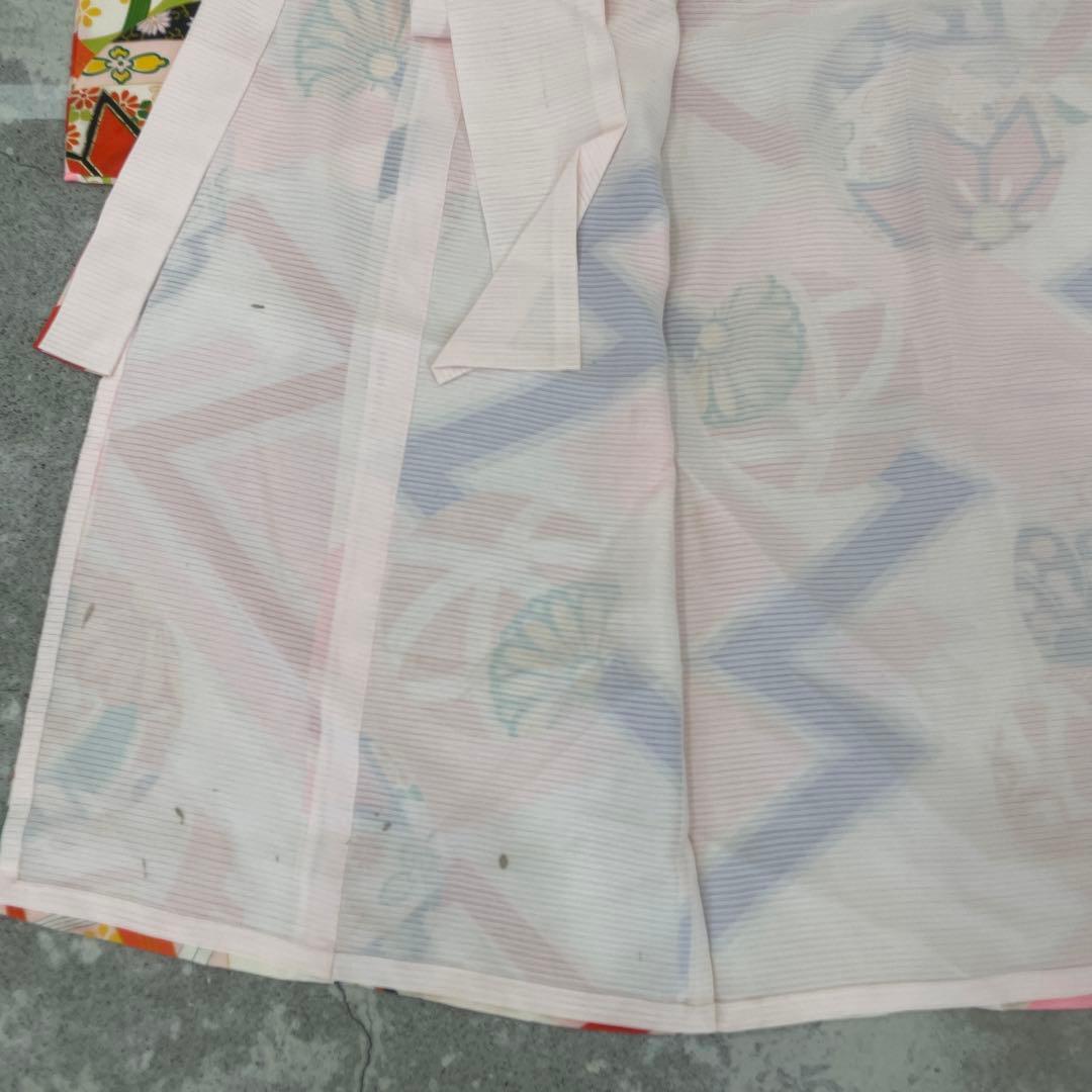 七五三　3歳女の子　アンティーク着物【K3-12】