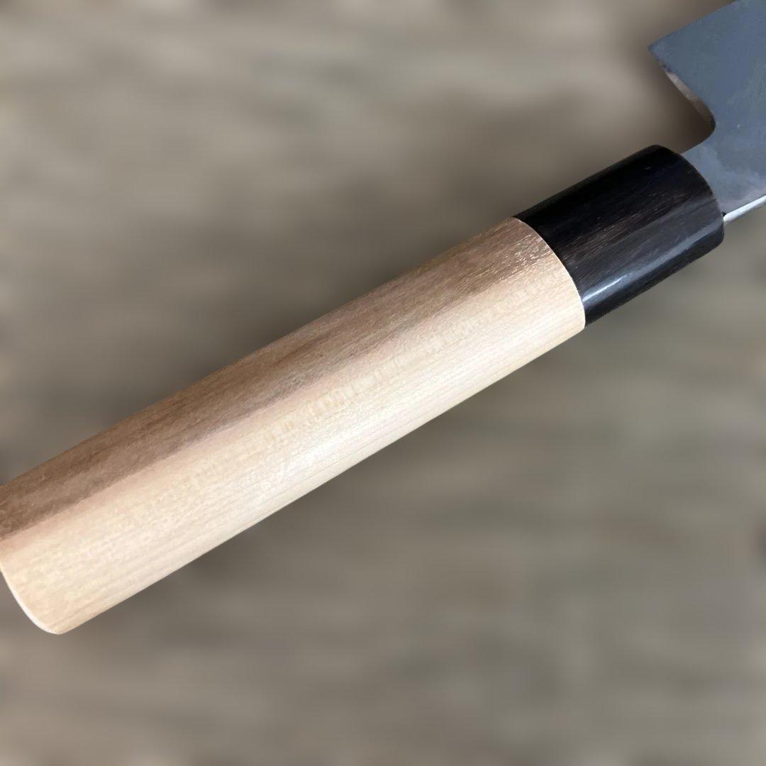 【新品未使用】堺孝行　和包丁本霞研シリーズ 鎌形薄刃180ｍｍ