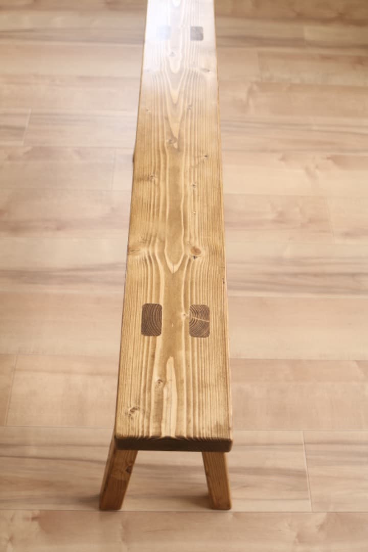 〆1/31 WHITE_WOOD_BENCH #1