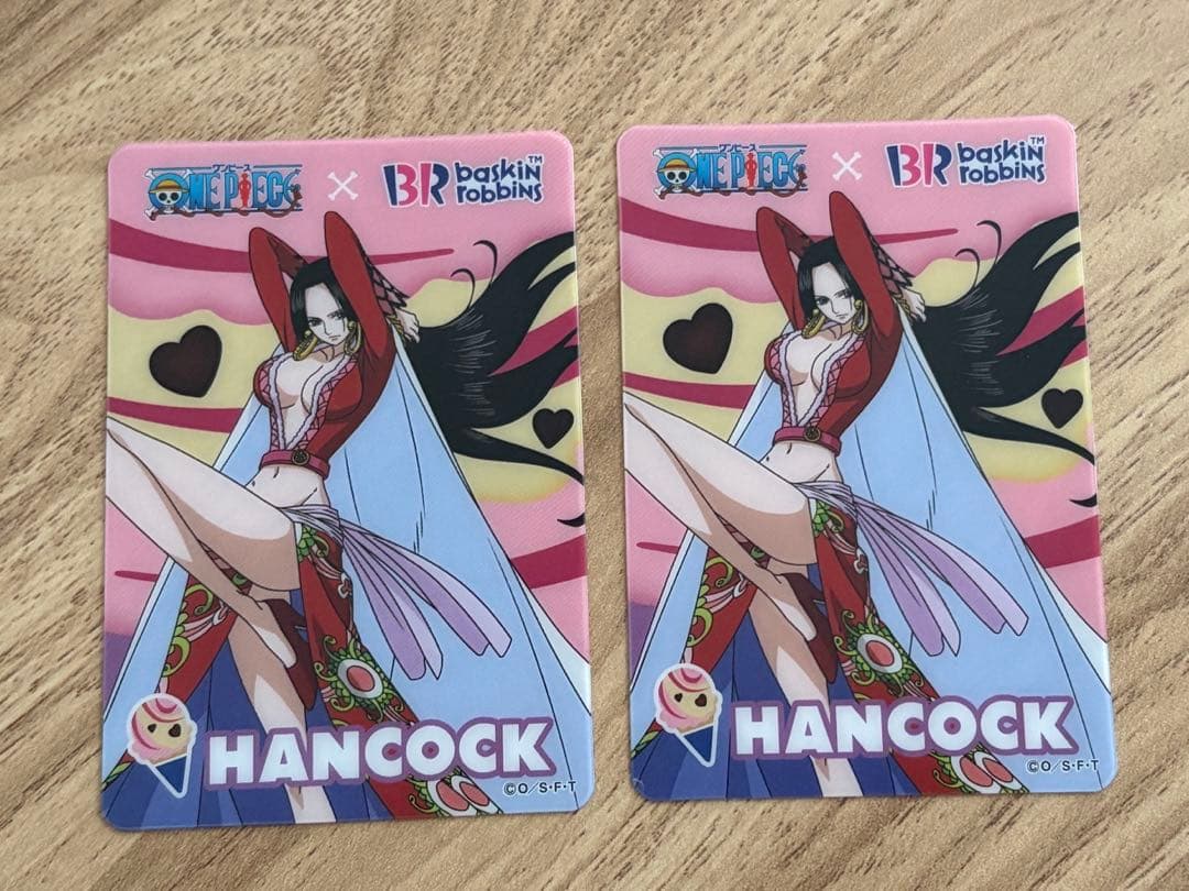 ワンピース✕31コラボ オリジナルコレクションカード ハンコック2枚