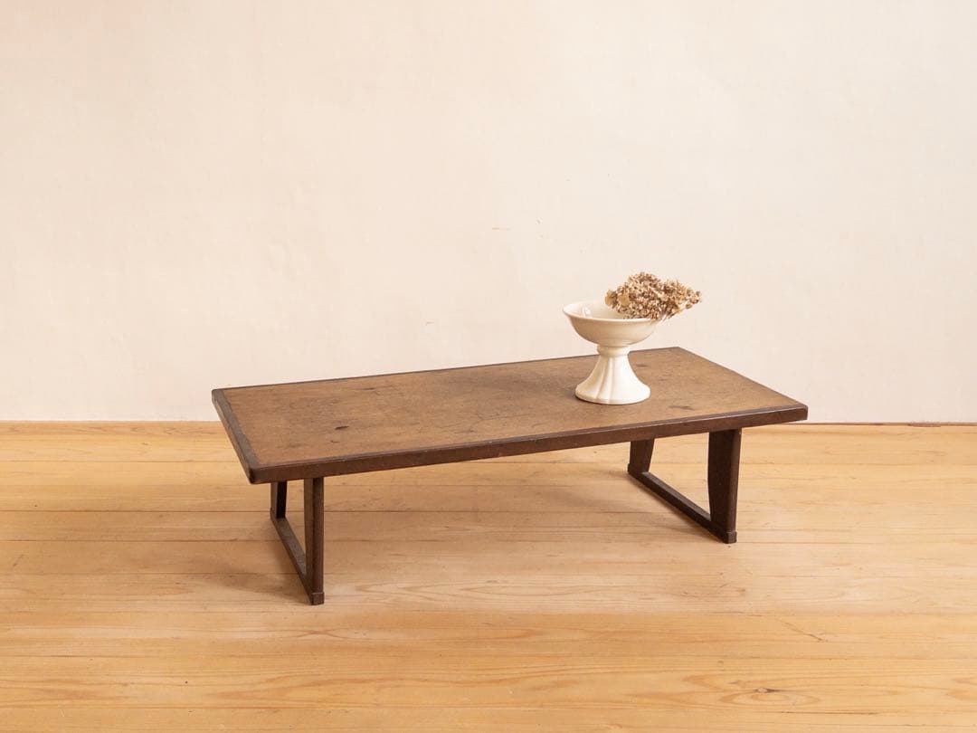 木製　テーブル　座卓　小ぶり　折りたたみ　古道具　古家具　ビンテージ