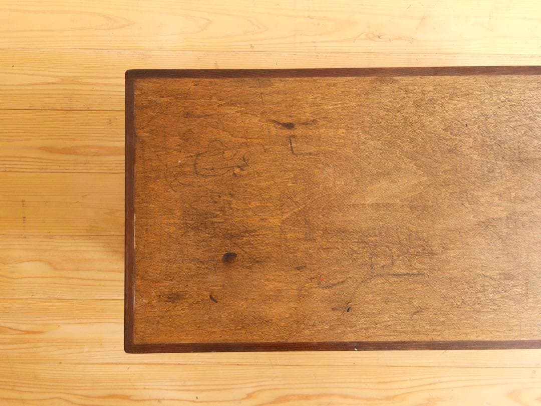 木製　テーブル　座卓　小ぶり　折りたたみ　古道具　古家具　ビンテージ