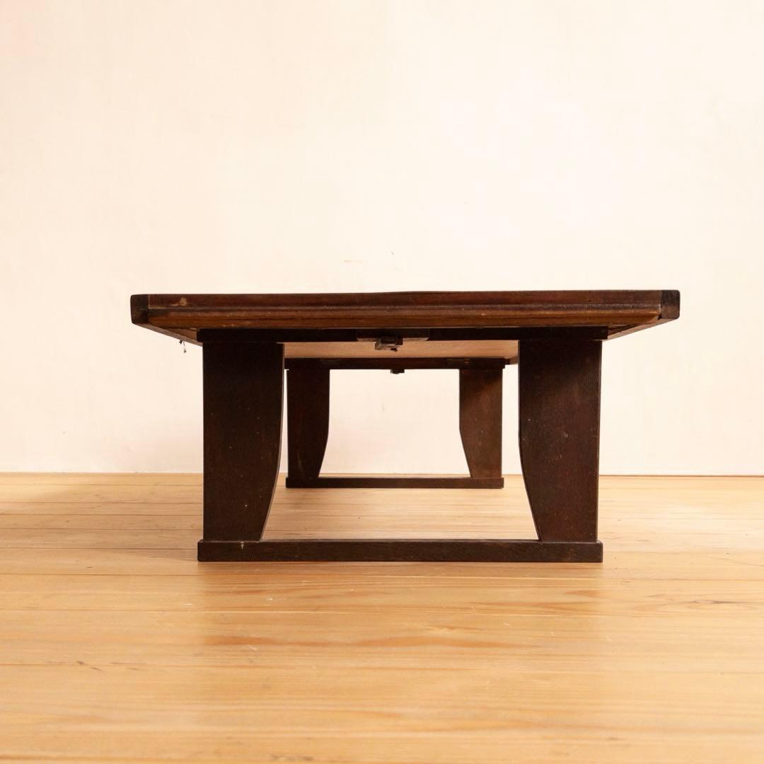 木製　テーブル　座卓　小ぶり　折りたたみ　古道具　古家具　ビンテージ