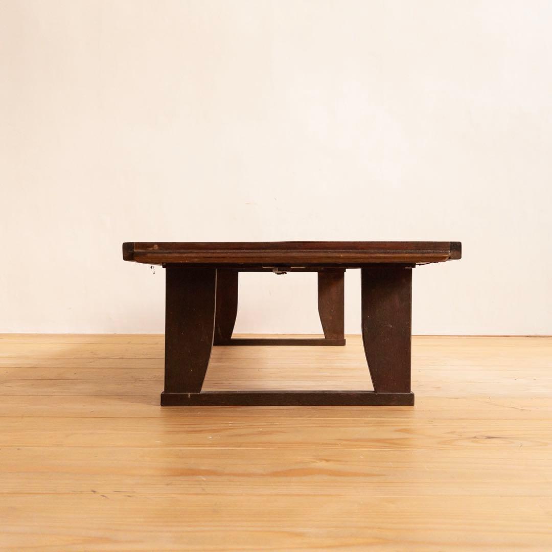 木製　テーブル　座卓　小ぶり　折りたたみ　古道具　古家具　ビンテージ