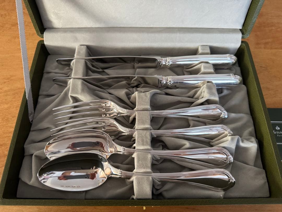 Christofle カトラリーセット 6点　保管ケース付