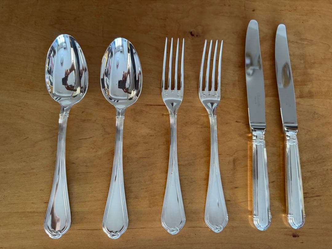 Christofle カトラリーセット 6点　保管ケース付