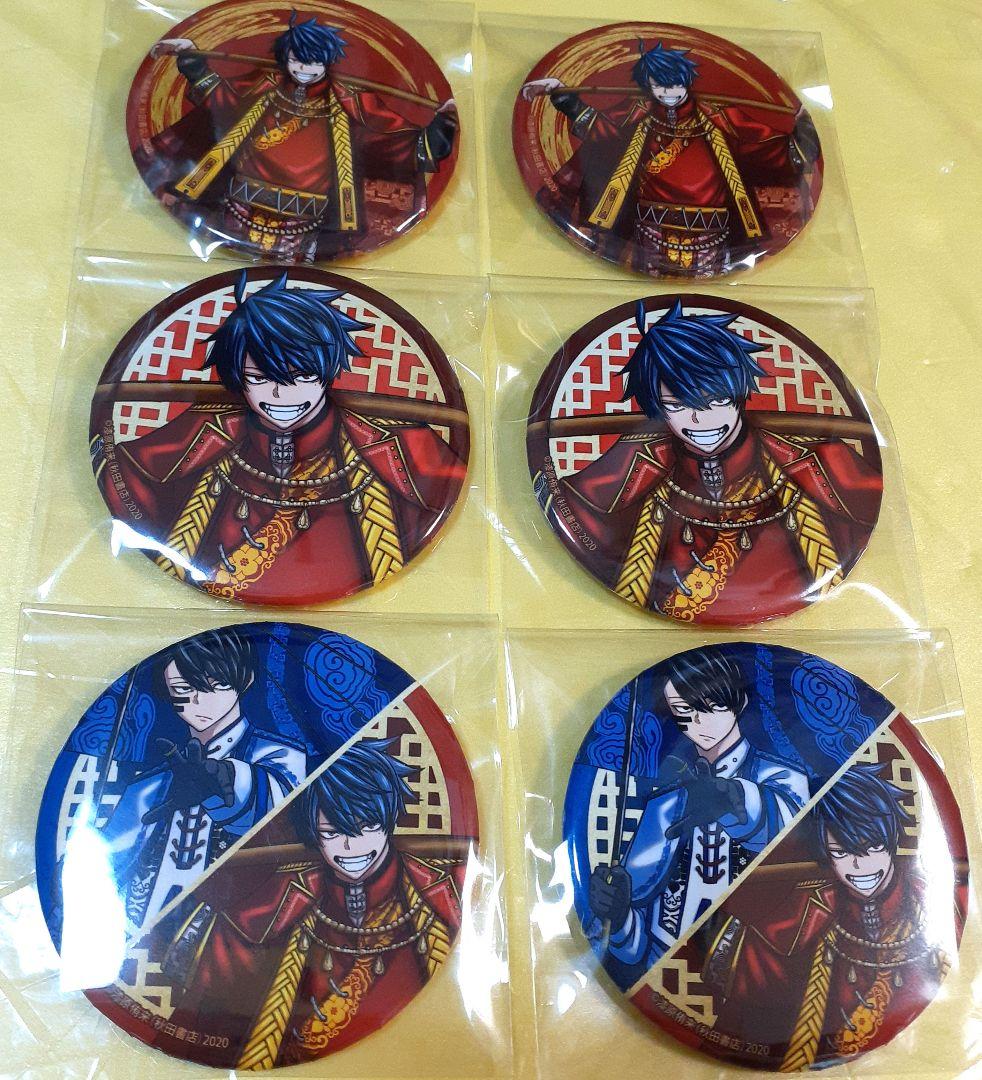 桃源暗鬼 TSUTAYA限定品 公式イラスト 缶バッジ 一ノ瀬四季 合計6点