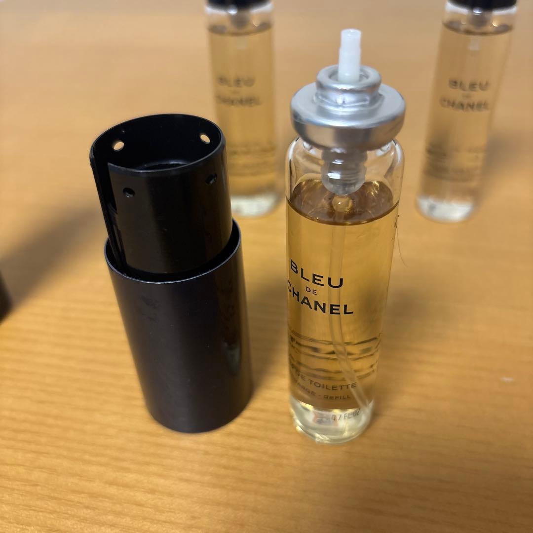 CHANEL ブルー ドゥ シャネル トラベル スプレイ 2本➕レフィル2本。