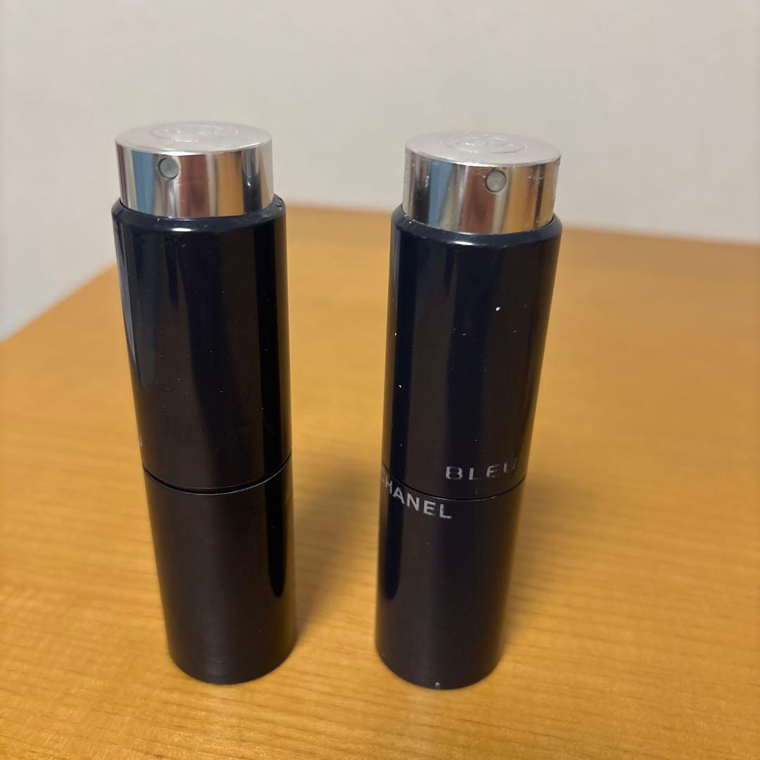 CHANEL ブルー ドゥ シャネル トラベル スプレイ 2本➕レフィル2本。