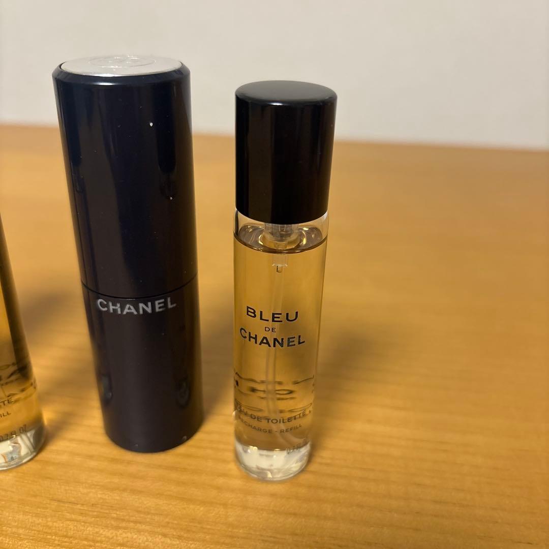 CHANEL ブルー ドゥ シャネル トラベル スプレイ 2本➕レフィル2本。