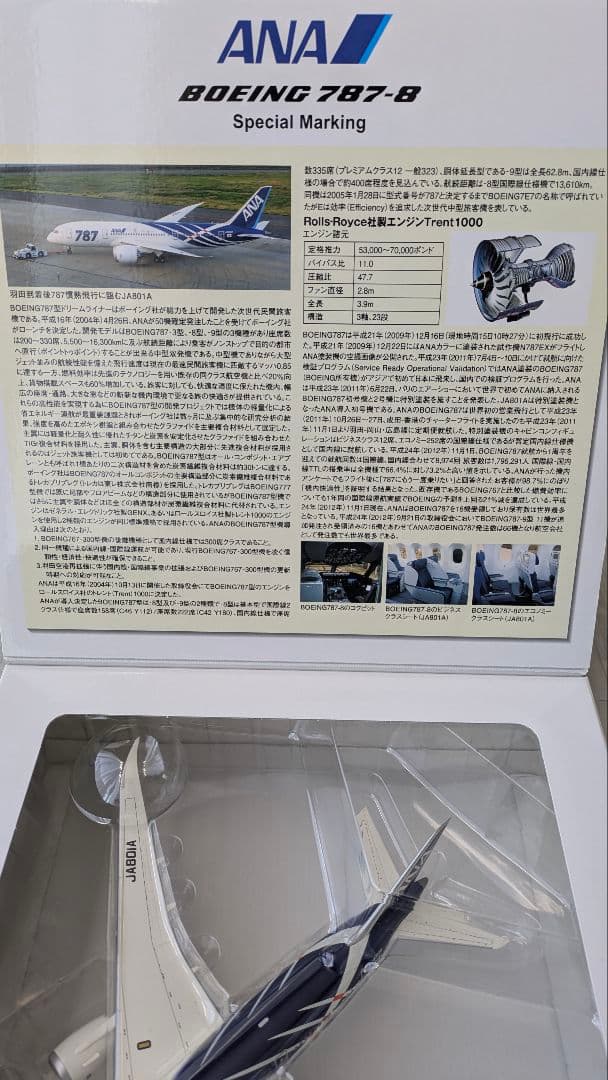 ANA Boeing 787-8特別塗装1/200 JA801A NH20053 - メルカリ