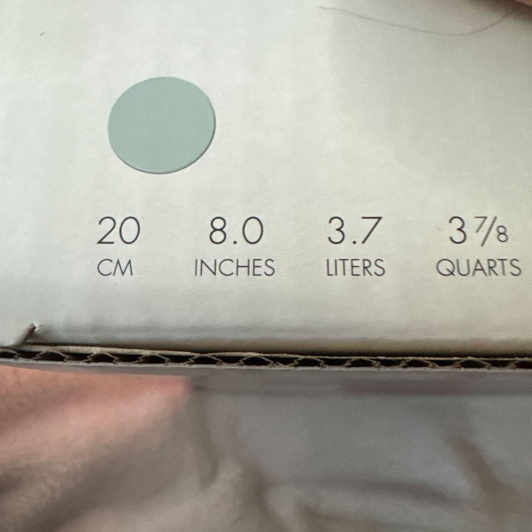 LE CREUSET コースタルブルー　20センチ